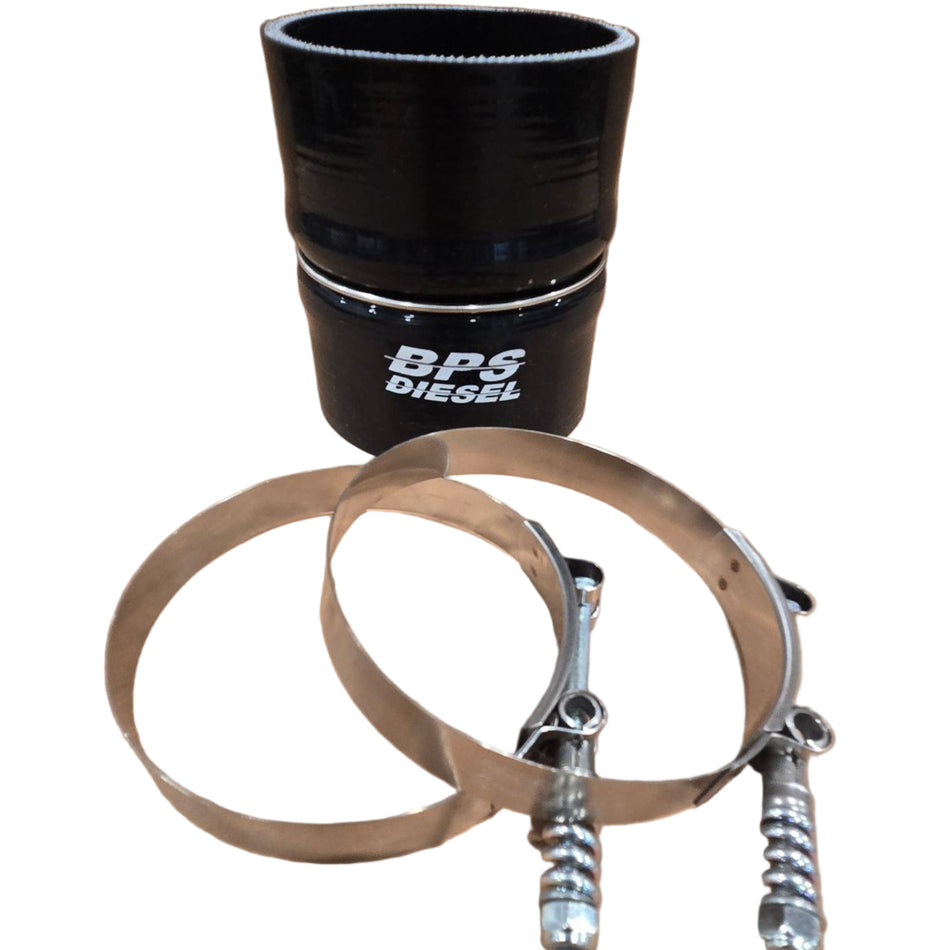 BPS 5"x4" CAC Hose Coupler - 4" Diameter Reinforced Silicone Coupler for Charge Air Coolers  BPS Diesel