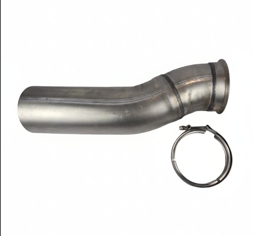 BPS 5" Turbo Downpipe with 4" drop for above Frame Applications  BPS Diesel