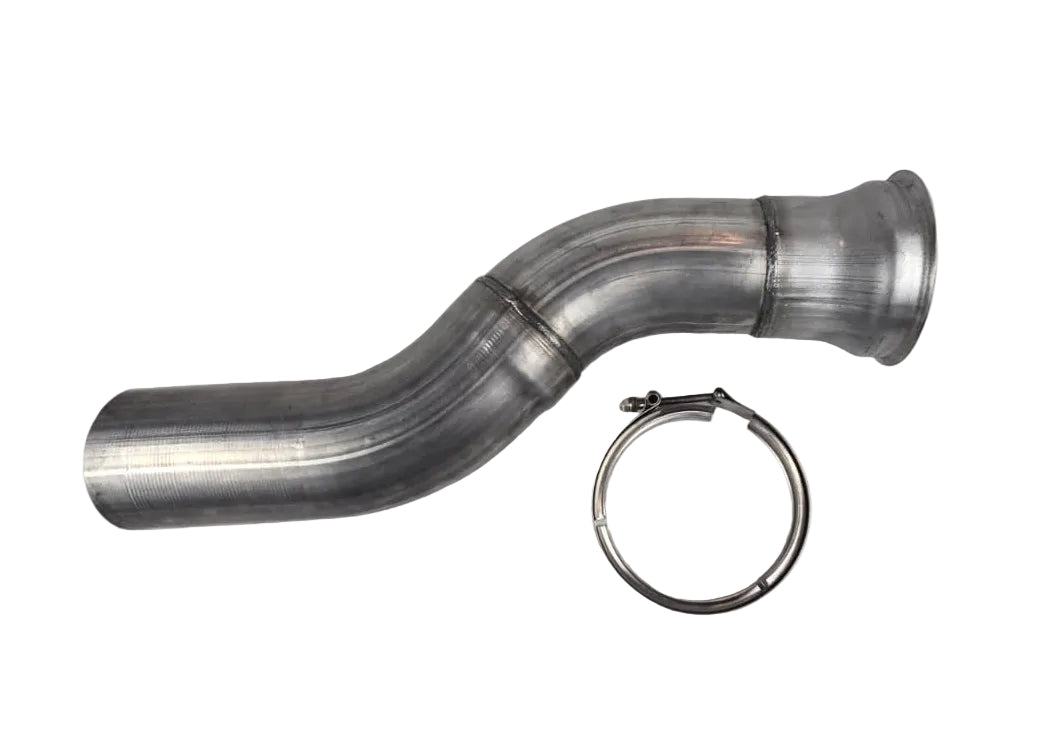 BPS 4" Turbo Downpipe with 6" drop for above Frame Applications  BPS Diesel