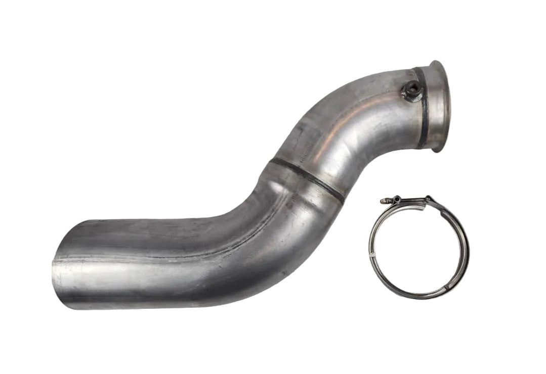 BPS 5" Turbo Downpipe with 9" drop for above Frame Applications  BPS Diesel
