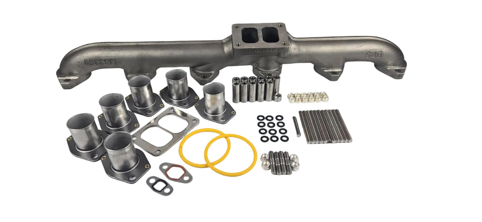 BPS Caterpillar C15/3406E SS Mid Mount Exhaust Manifold Pete/KW  BPS Diesel