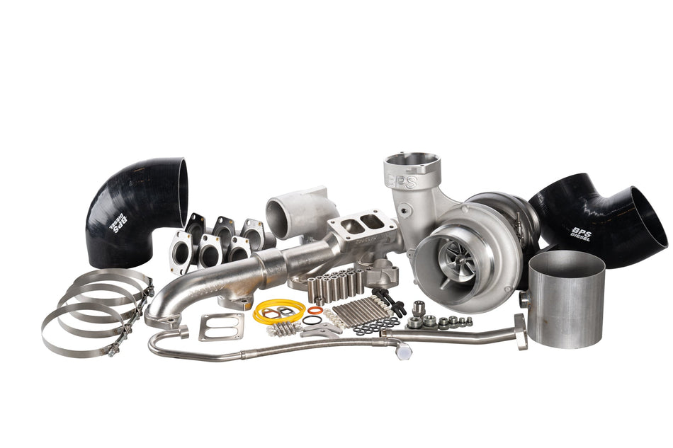 BPS Diesel Caterpillar C15 Single Turbo Conversion Kit - Twin to Single Turbo Upgrade for Heavy-Duty Performance BPS Diesel