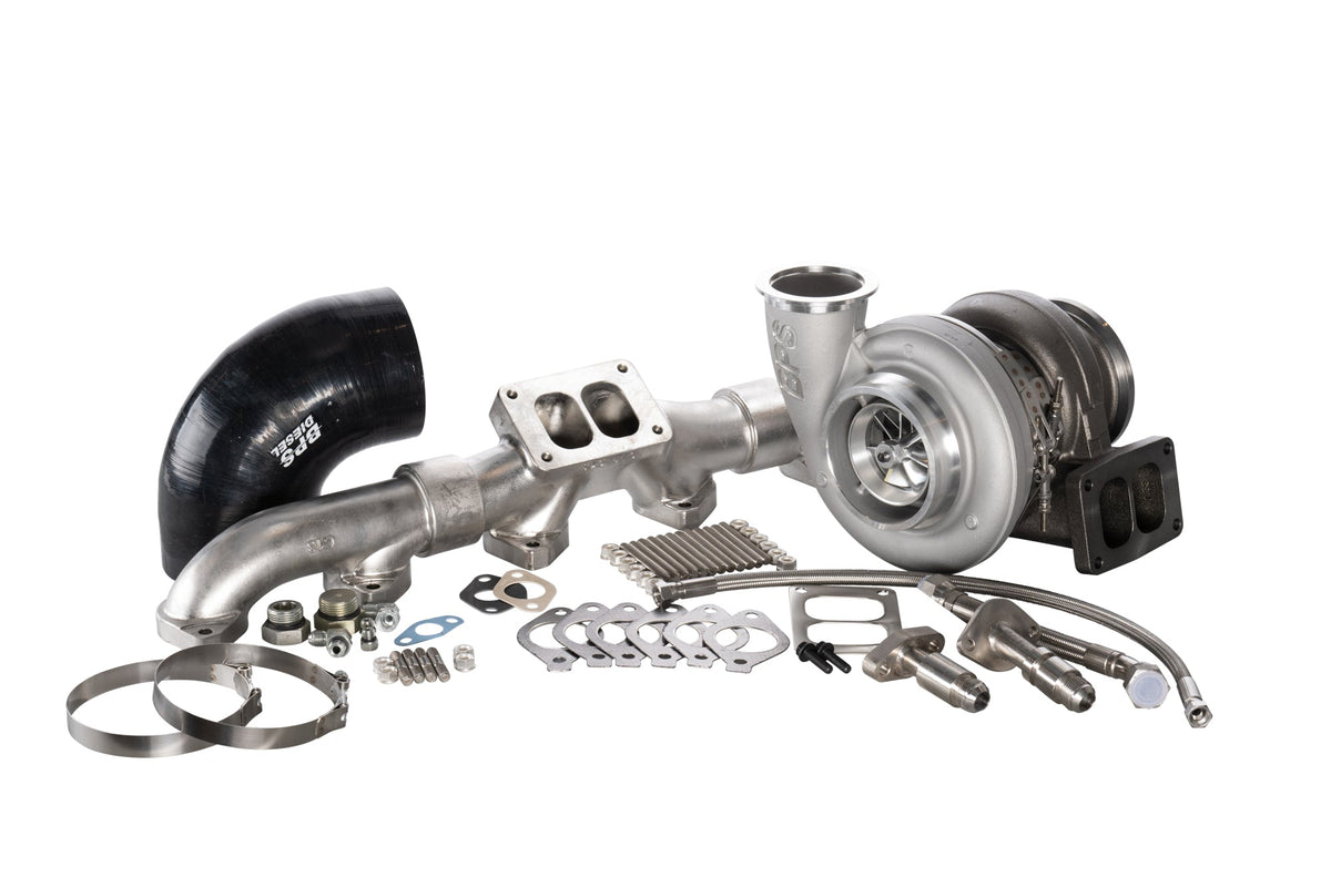BPS Caterpillar C13 Single Turbo Conversion Kit | BPS Diesel
