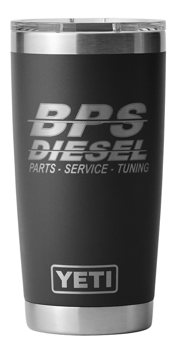 Yeti Rambler® 20 oz Tumbler - Tough Insulated Travel Mug for Truck Drivers & Diesel Mechanics  BPS Diesel