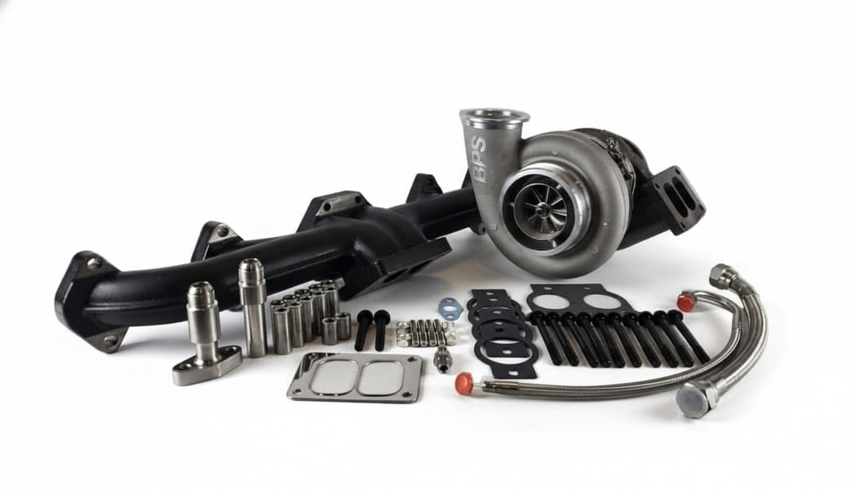 BPS Cummins ISX Signature - Pre-EGR Turbo kit (Black Ceramic Manifold)  BPS Diesel