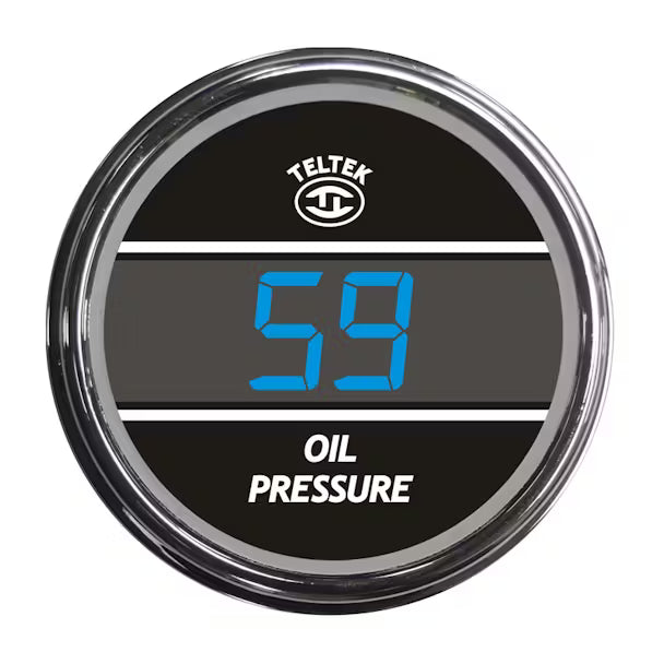 Teltek Digital Oil Pressure Gauge 0-150 PSI  BPS Diesel