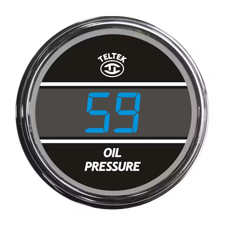Teltek Digital Oil Pressure Gauge 0-150 PSI  BPS Diesel