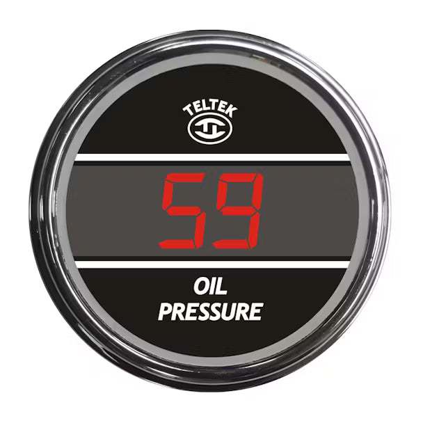 Teltek Digital Oil Pressure Gauge 0-150 PSI  BPS Diesel