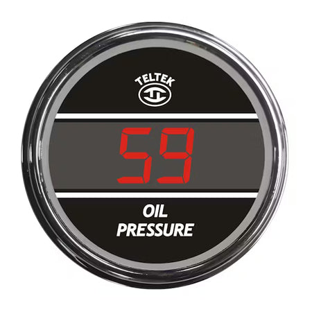 Teltek Digital Oil Pressure Gauge 0-150 PSI  BPS Diesel