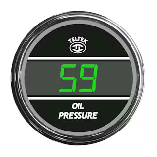Teltek Digital Oil Pressure Gauge 0-150 PSI  BPS Diesel