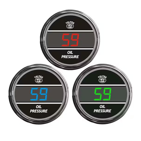 Teltek Digital Oil Pressure Gauge 0-150 PSI  BPS Diesel