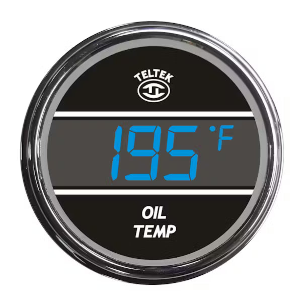 Teltek Digital Oil Temp Gauge  BPS Diesel