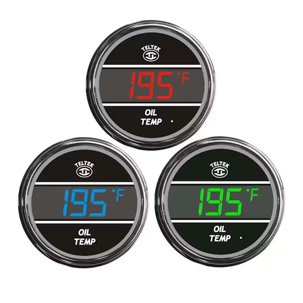 Teltek Digital Oil Temp Gauge  BPS Diesel