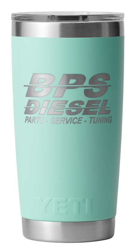Yeti Rambler® 20 oz Tumbler - Tough Insulated Travel Mug for Truck Drivers & Diesel Mechanics  BPS Diesel