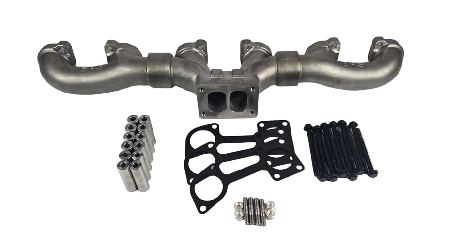 BPS Detroit Series 60 High Mount Stainless Exhaust Turbo Manifold Kit T6  BPS Diesel