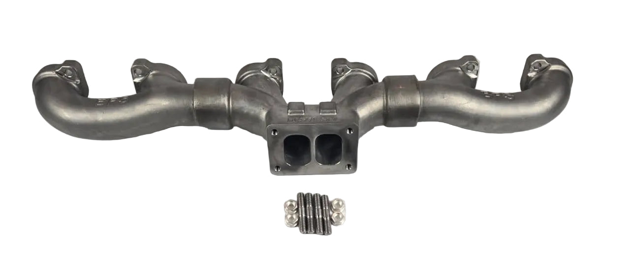 BPS Detroit Series 60 High Mount Stainless Exhaust Turbo Manifold Kit T6  BPS Diesel