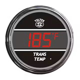 Teltek Digital Transmission Temp Gauge - 100-300°F  BPS Diesel