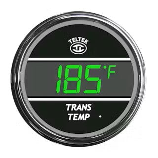 Teltek Digital Transmission Temp Gauge - 100-300°F  BPS Diesel