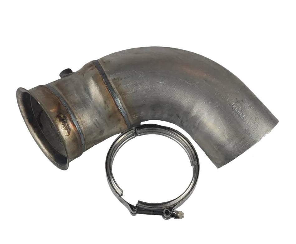 BPS Upper Turbo Downpipe for Below Frame Applications  BPS Diesel