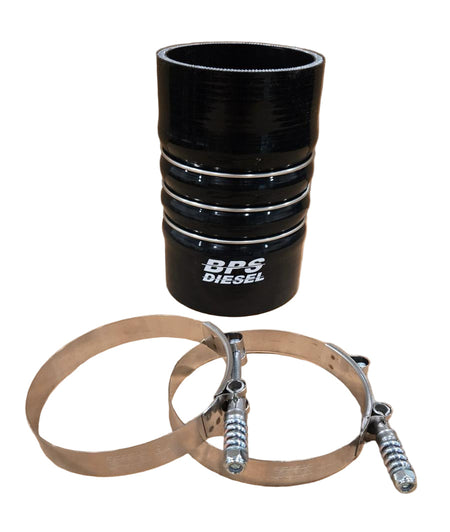 BPS 4" x 7" Length CAC Hose Coupler - Reinforced 6-Ply Silicone Coupler for Charge Air Coolers  BPS Diesel