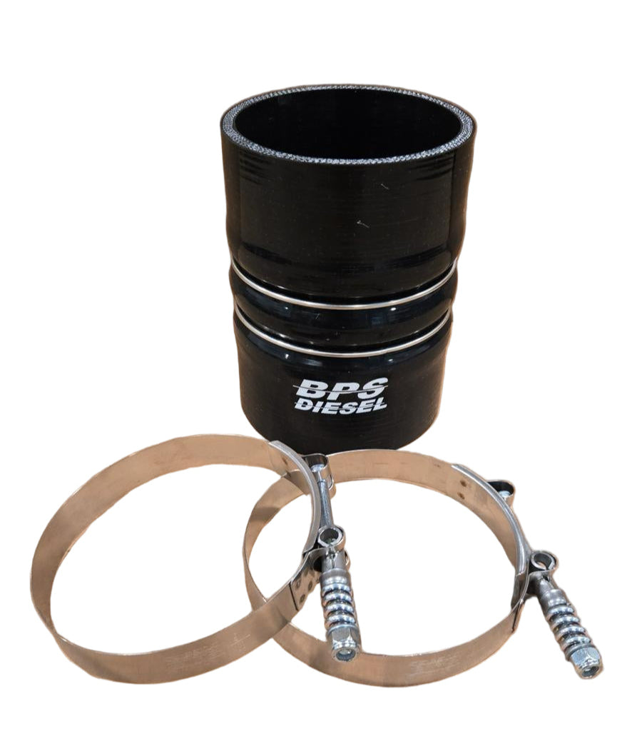 BPS 4" x 6" Length CAC Hose Coupler - Reinforced Silicone Coupler for Charge Air Coolers  BPS Diesel