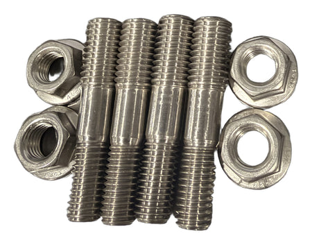 BPS Turbo Mount Stud Kit M10 x M12 stepped A286 studs with M10 flange nuts