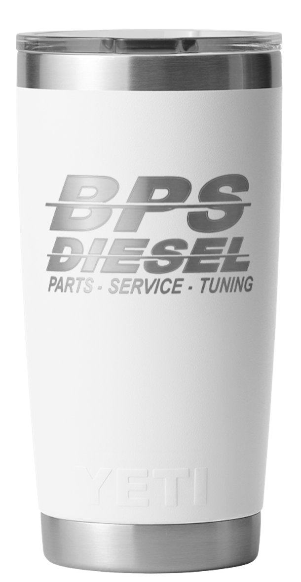 Yeti Rambler® 20 oz Tumbler - Tough Insulated Travel Mug for Truck Drivers & Diesel Mechanics  BPS Diesel