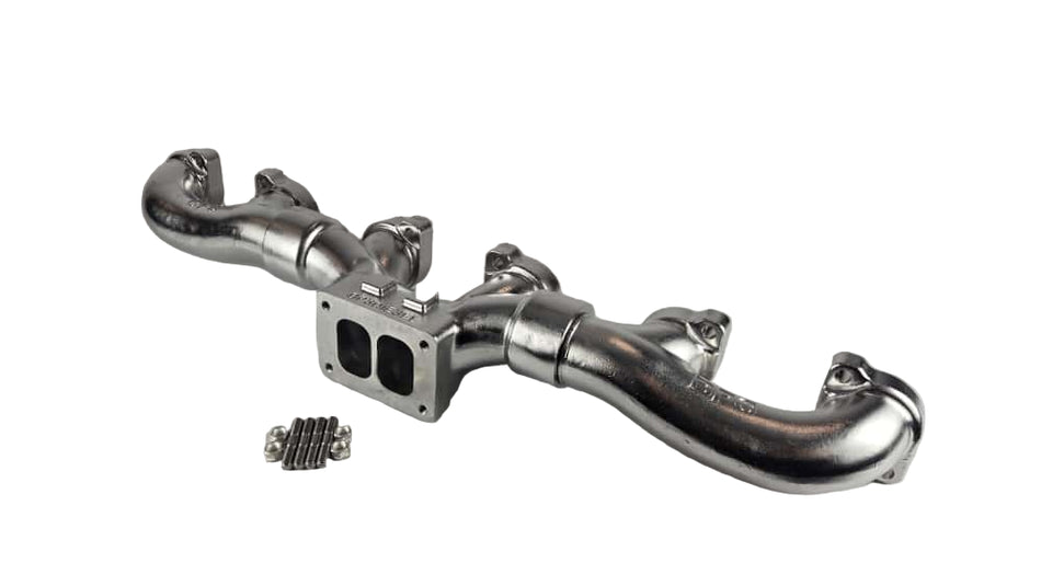 BPS Detroit Series 60 High Mount Stainless Exhaust Turbo Manifold Kit T6  BPS Diesel