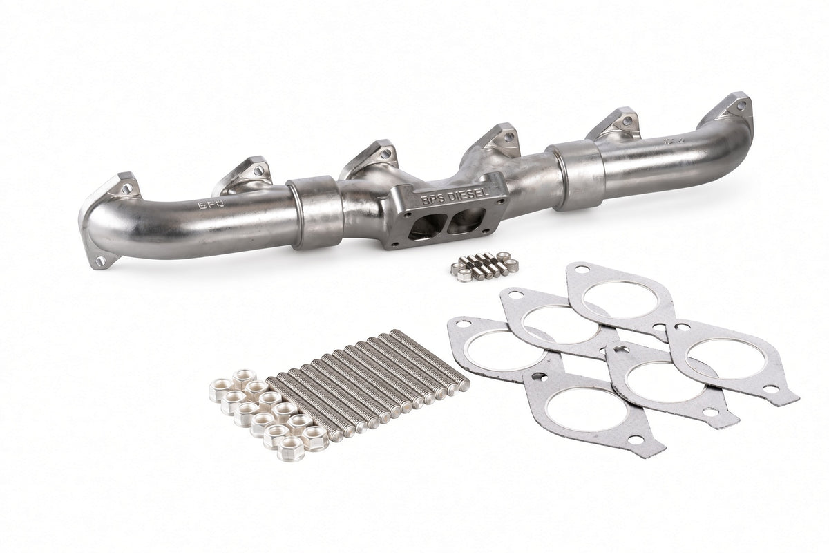 BPS Caterpillar C13 Stainless Exhaust Turbo Manifold Kit T6  BPS Diesel
