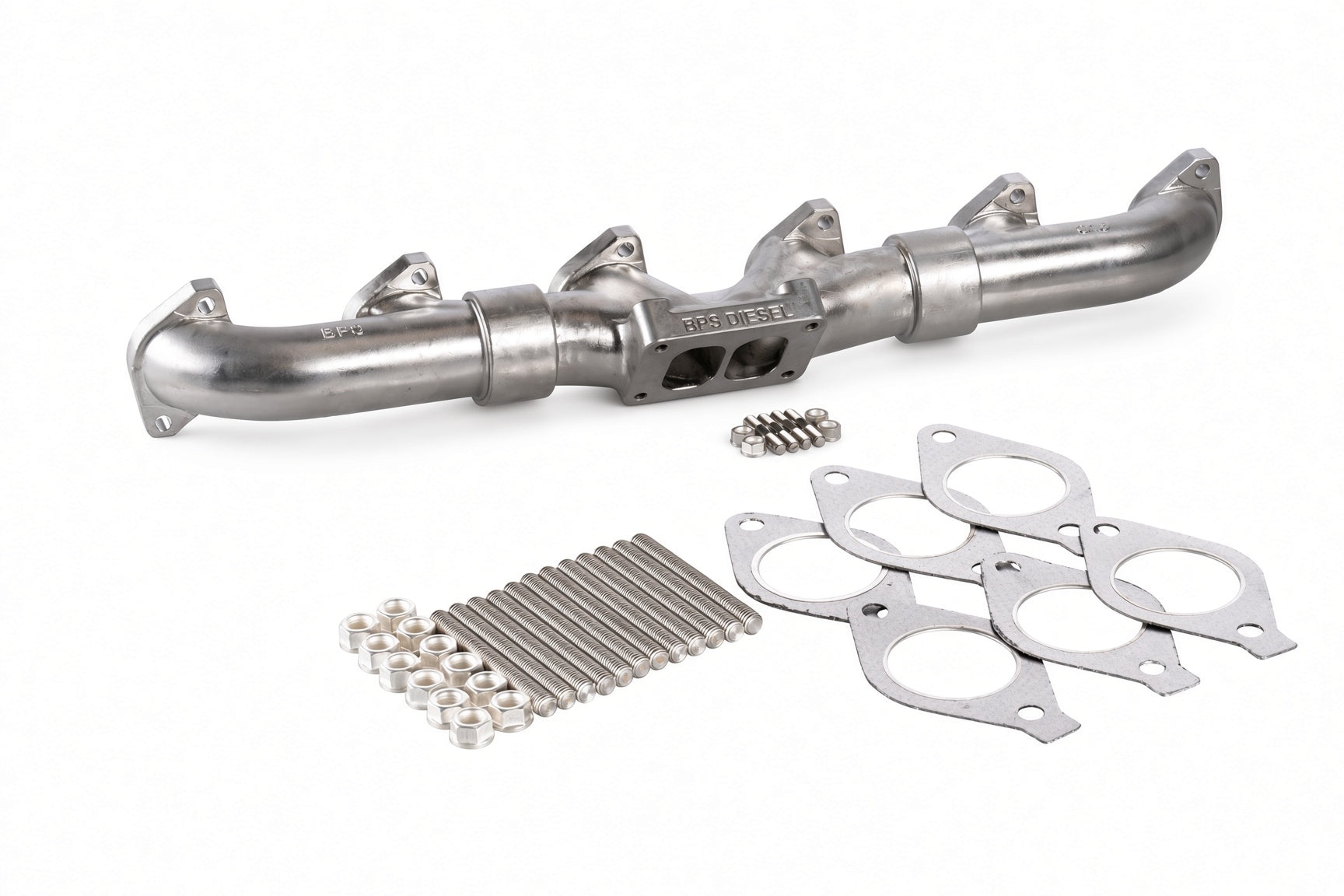 BPS Caterpillar C13 Stainless Exhaust Turbo Manifold Kit T6  BPS Diesel