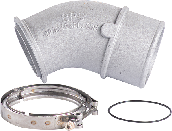 BorgWarner S400 V-Band Turbo Elbow Clamp Kit For Cummins ISX - OEM 3682674